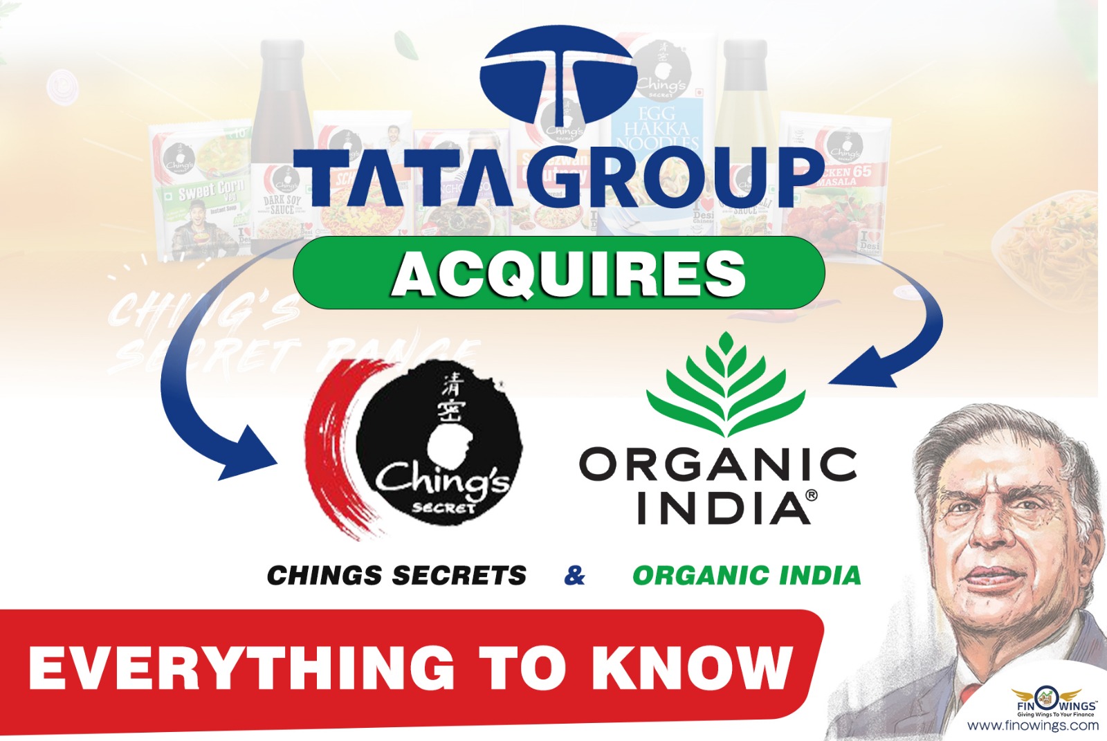 TATA Acquires Chings Secrets & Organic India